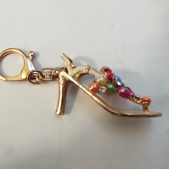 Elegant Multicoloured Beaded Keychains, Purse Chatms - Picture 8 of 10